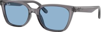Ray-Ban Rb2243D Zonnebril - unisex - Accessoires - Grijs - Maat: 55 MM Polyamide