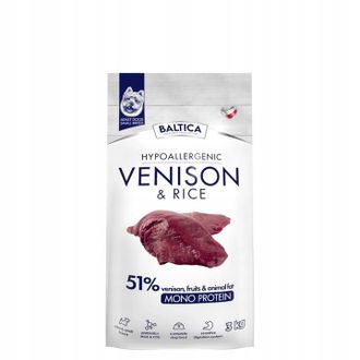 OEM Jabal&iacute; Salvaje Hipoalerg&eacute;nico Para Adultos De Baltica Con Arroz, 3 Kg. Carne De Venado Y Arroz