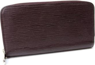 Louis Vuitton Pre-owned Wallets, female, Purple, Size: ONE SIZE Pre-owned Leather wallets