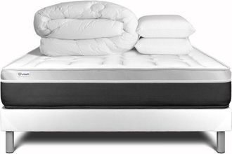 VITALIT Pack Colch&oacute;n Blanco Espuma Viscoel&aacute;stica 160 X 200