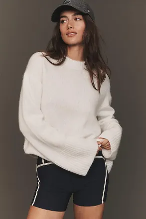 Sweaty Betty Pinnacle Wool Blend Crew-Neck Sweater