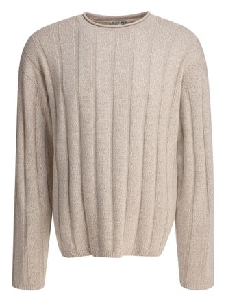 Alex Mill ribbed sweater - men - Organic Cotton/Linen/Flax - L - Neutrals