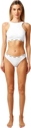 Lonsdale Dames/Dames Katoenen Sportbeha (Wit)
