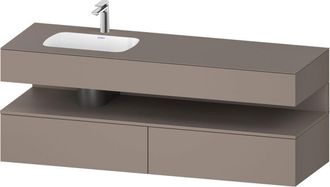 Duravit Duravit Qatego Lavabo Encastrado Con Base De Lavabo Consola