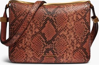 DKNY Jericho Snake Shoulder in Amber at Nordstrom