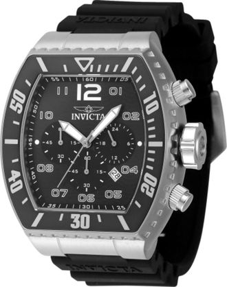 Invicta Pro Diver Zager Exclusive Chronograph GMT Quartz Black Dial Mens Watch 47282