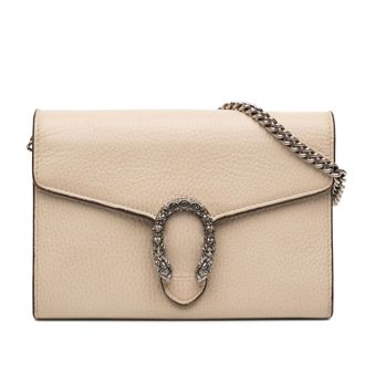 Gucci Tweedekans Mini Leren Dionysus Wallet On Chain
