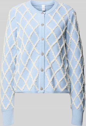 Vero Moda Strickjacke aus Baumwoll-Mix Modell ZIGLY in Hellblau, Gr&ouml;&szlig;e XL