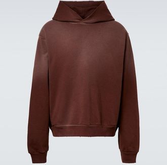 Acne Studios Logo cotton-blend jersey hoodie