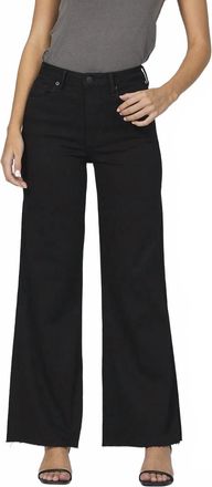 Dear John Denim Fiona Wide Leg Jean In Black Arrow