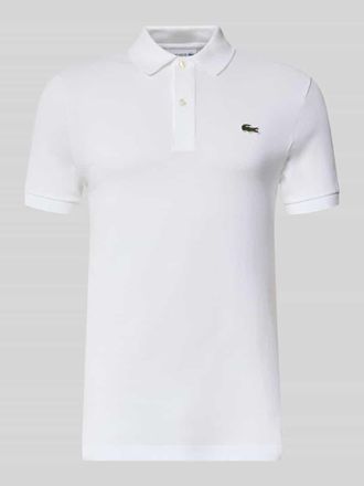 Lacoste Slim Fit Poloshirt aus reiner Baumwolle in Weiss, Gr&ouml;&szlig;e XXXL