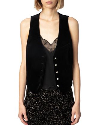 Zadig&Voltaire Emaux Velvet Vest