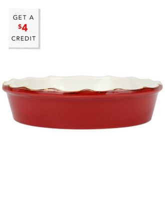 Vietri Vietri Italian Bakers Pie Dish With $5 Credit