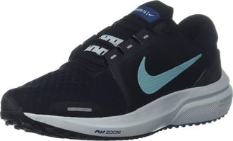 Nike Air Zoom Vomero 16, Womens Running Shoes, Medium, Black Aurora Green Aqua 100, 5 UK