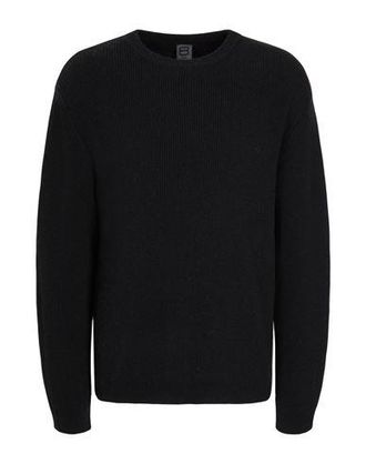8 by YOOX WOOL BLEND RIBBED CREWNECK