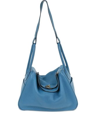 Herm&egrave;s 2013 34 Lindy taurillon clemence shoulder bag - Blauw