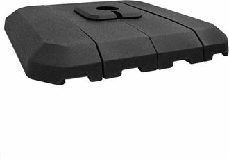 vidaXL Juego De Base Para Parasol Cantilever 4 Pcs Negro Vidaxl