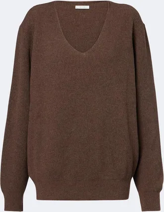 The Row Phef cotton and cashmere sweater