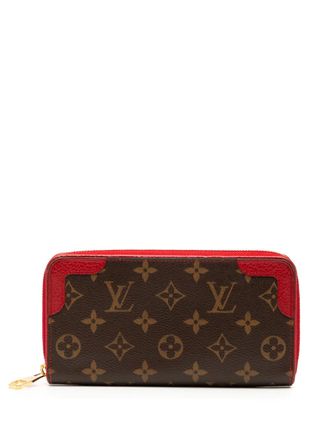 Louis Vuitton 2020 Monogram Retiro Zippy Wallet long wallets - women - Calf Leather/Fabric/Canvas - One Size - Brown