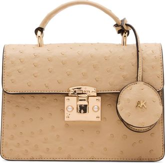 Anne Klein Top Handle Satchel in Neutral at Nordstrom Rack