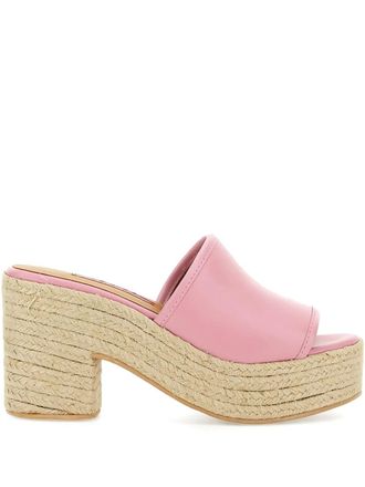 Moschino Sandali Espadrille con plateau - Rosa