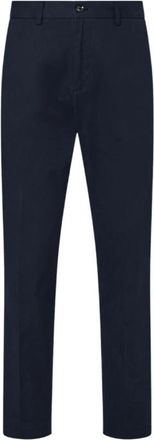 Liu Jo Chino Broek - Heren - Nette broeken - Blauw - L - Katoen - Broeken