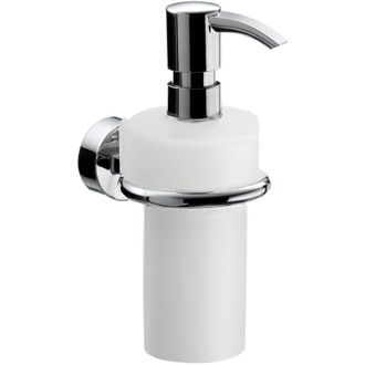 Emco roundo 2 distributeur de savon liquide, plastique blanc