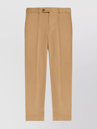 Incotex tailored trousers with pockets and loops