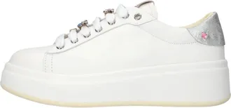 Gio+ Schoenen, Dames, Wit, 37 EU, Leer, Olivia Sandal