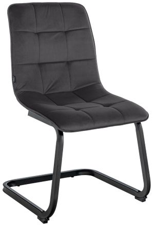 Clp Silla De Comedor Vermont En Terciopelo Negro