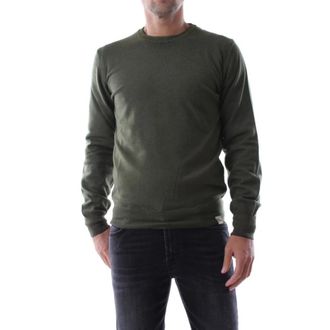 Roy Rogers Truien & Vesten, Heren, Groen, S, Wol, Rondgebreide trui