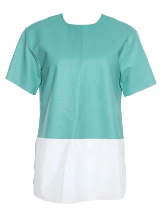 Alexander Wang colourblock panelled T-shirt - Green