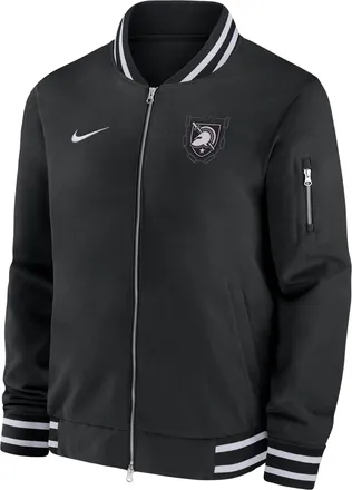 Nike Army Rivalry Collection Nike Mens College Full-Zip Bomber Jacket in Black | M62424AR14-00A