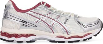 Asics White / Burgundy Gel-Kayano 12.1 Sneaker