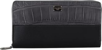 Dolce & Gabbana Tweedehands leren portemonnees - Dames - Vintage Accessoires - Zwart - ONE Size - Leer - Vintage