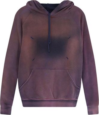 Maison Margiela S51Gu0146 Hoodie - Dames - Sweatshirts & Hoodies - Paars - Maat: S Katoen