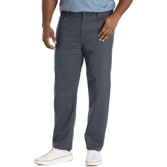 Perry Ellis Big & Tall 5-Pocket Stretch Chino Pants in Magnet at Nordstrom, Size 46 X 30