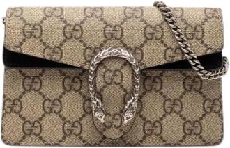 Gucci Pre-owned Cross Body Bags, female, Beige, Size: ONE SIZE Pre-owned Vintage Crossbody Bag