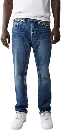 True Religion Ricky Sport Buddhacam Jeans in Lake View Medium Wash at Nordstrom, Size 31