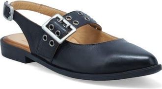 Miz Mooz Freya Slingback Pointed Toe Mary Jane in Black at Nordstrom, Size 10.5-11Us