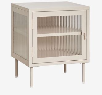 Sklum Sklum - Tavolino Paoline in acciaio e vetro