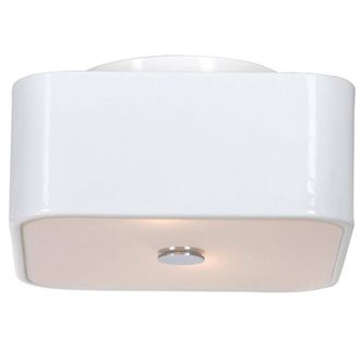 Netlighting Quadro Cylindrical Ceiling Light White