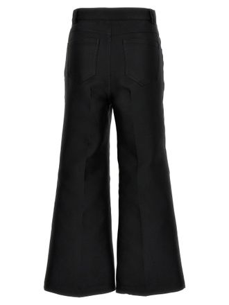 Giambattista Valli Silk-Blend Cropped Trouser - Black