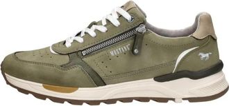 Mustang Sneakers Laag - Heren - Sneakers - Groen - 44 EU - Schoenen