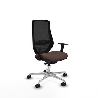 Piqueras y Crespo Piqueras Y Crespo Mardos Silla De Oficina Negro Marr&oacute;n