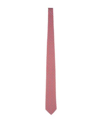 Ferragamo Feline Print Tie