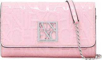 A|X Armani Exchange Portemonnee met logo-reli&euml;f - Roze
