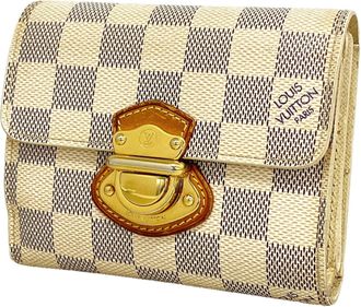 Louis Vuitton White Wallet (Tri-Fold) (Pre-Owned)