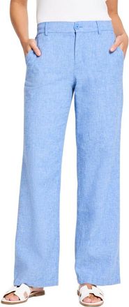 Nic+Zoe NIC+ZOE Eliot Linen-Blend Wide Leg Pant