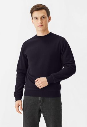Indicode Sweatshirt INDICODE INFence, Herren, Gr. XXL, schwarz, Sweatware, Obermaterial: 60% Baumwolle, 40% Polyester, unifarben, regular fit normal, Rundhals,